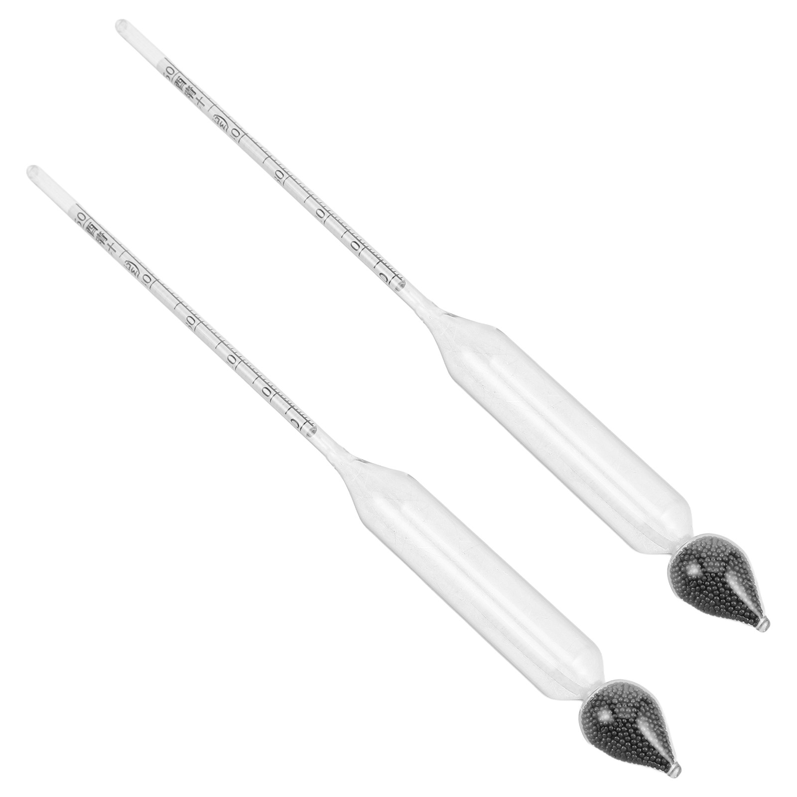 Wine To Beer Alcohol - 2Pcs Alcohol Tester Glass Hydrometer Dual