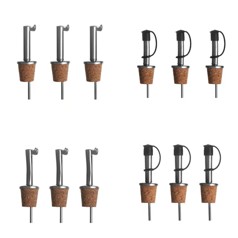 Wine Stopper Vacuum - Stainless Steel Bottle Stopper Wine Pourer