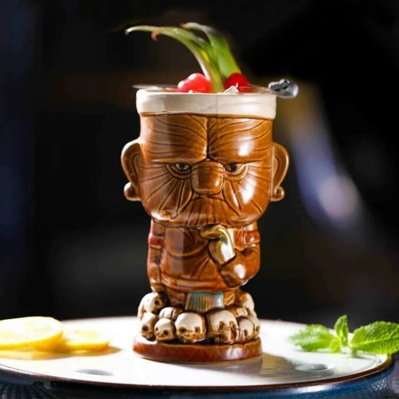 Wine Beer Coffee - 520ml Hawaii Tiki Mugs Cocktail Cup