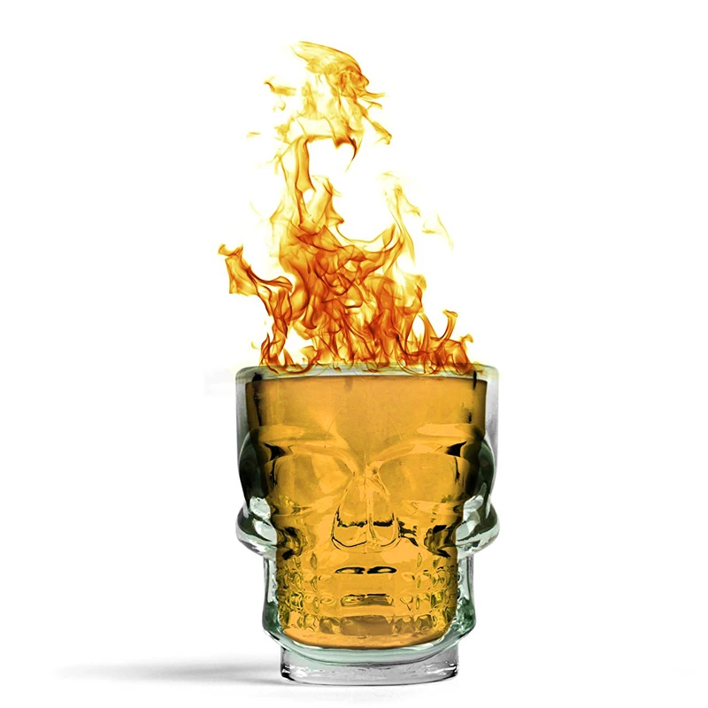 1/2Pcs Skull Head Shot Glass C - đánh giá và giá Whisky Beer And Wine