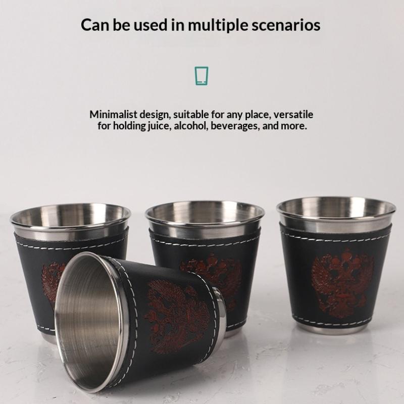 4Pcs/Set Outdoor Travel Cups S - đánh giá và giá Whisky Beer And Wine