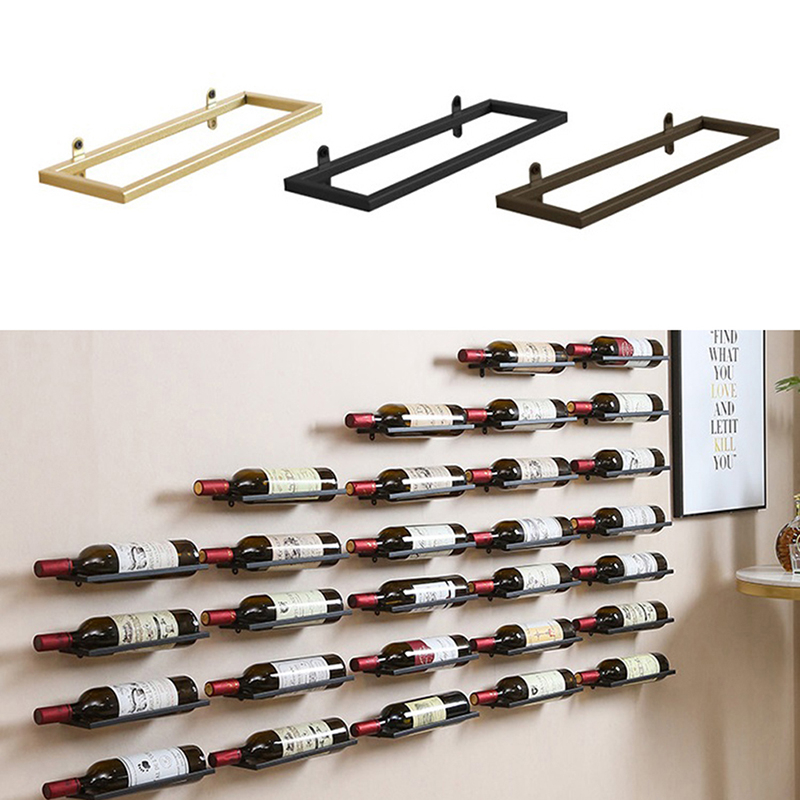 1PC Wall-Mounted Bar Wine Rack - đánh giá và giá Wine Beer Champagne