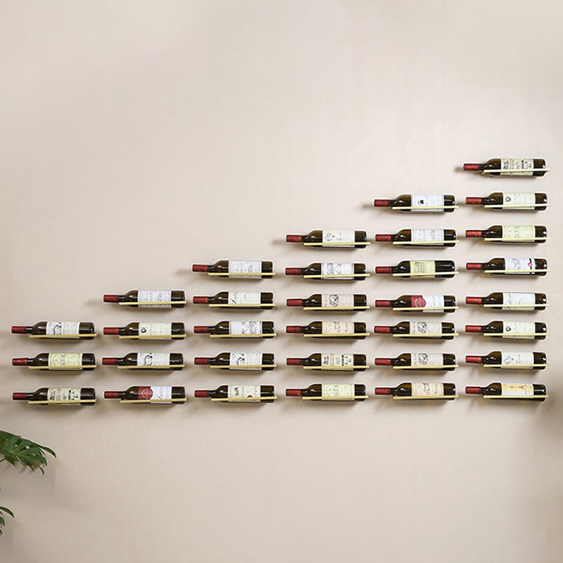 1PC Wall-Mounted Bar Wine Rack - đánh giá và giá Wine Beer Champagne