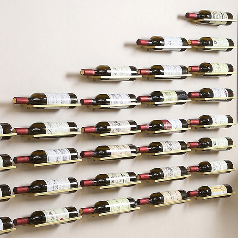1PC Wall-Mounted Bar Wine Rack - đánh giá và giá Wine Beer Champagne