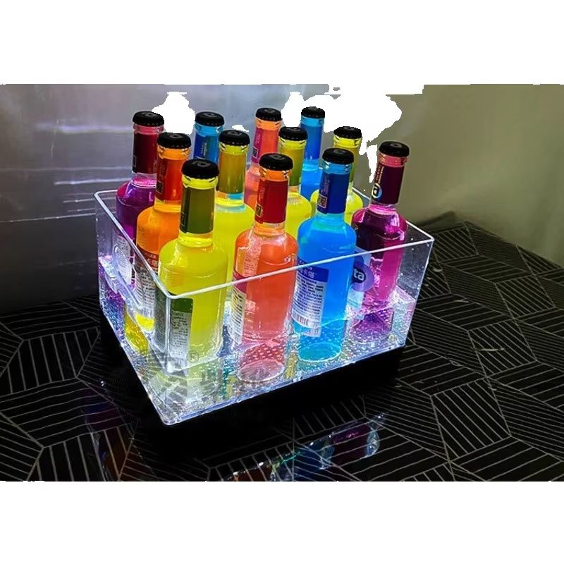 Square Luminous Ice Bucket Bar - đánh giá và giá Wine Beer Champagne