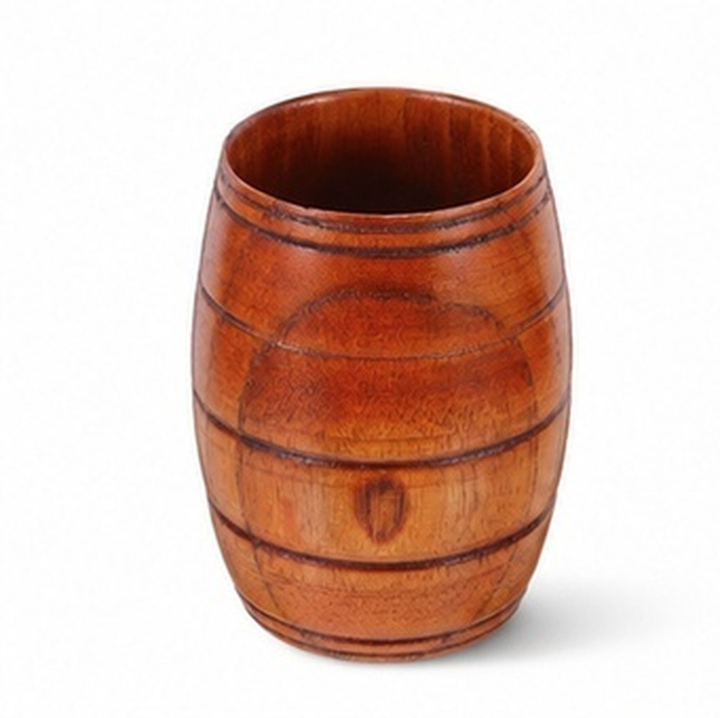 Wooden Barrel Beer Mug Natural - đánh giá và giá Wine Beer Coffee