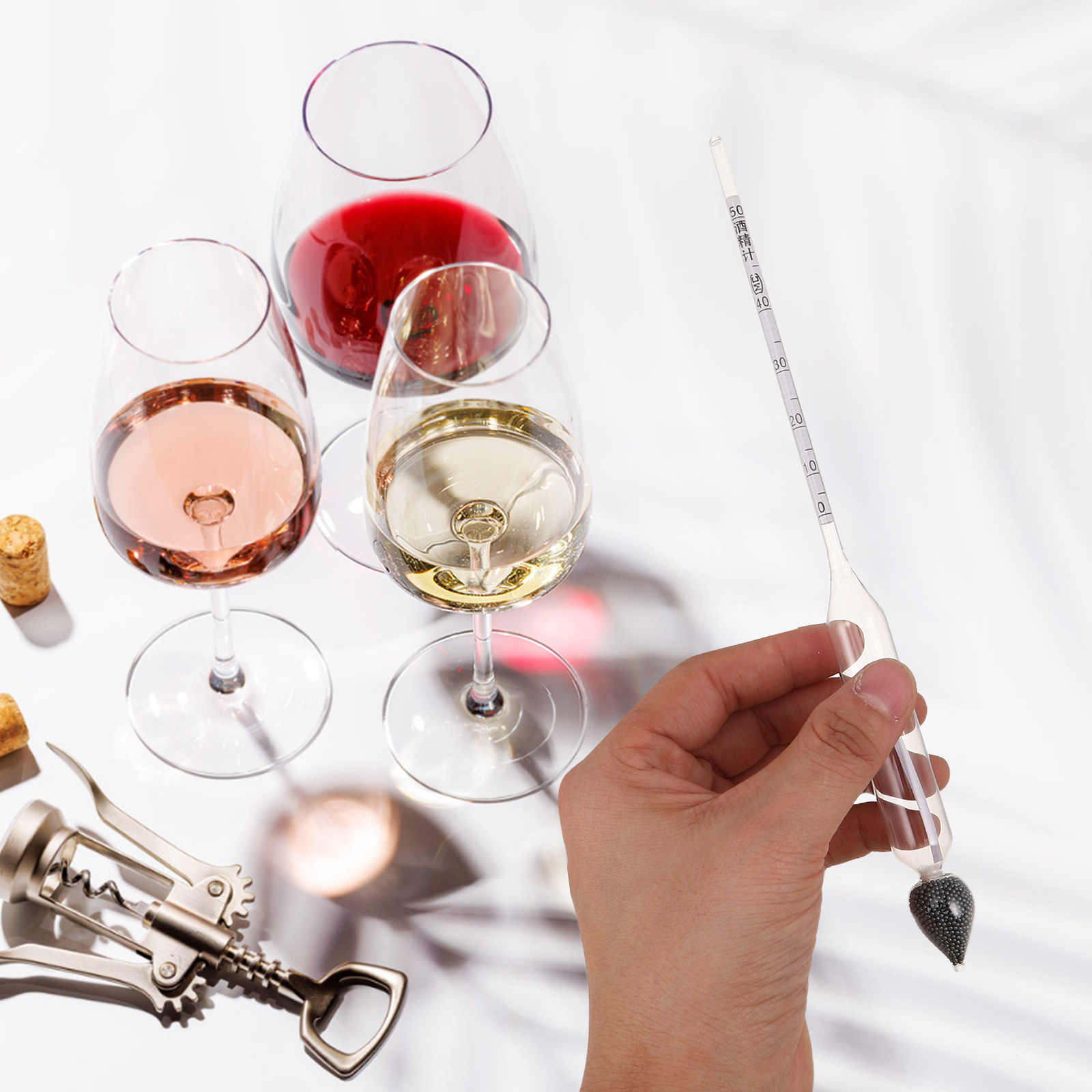 2Pcs Alcohol Tester Hydrometer - đánh giá và giá Wine To Beer Alcohol