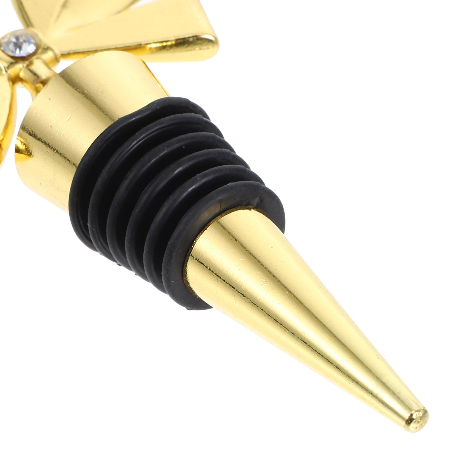 Gold Bowknot Wine Stopper Sili - đánh giá và giá Whisky Beer And Wine