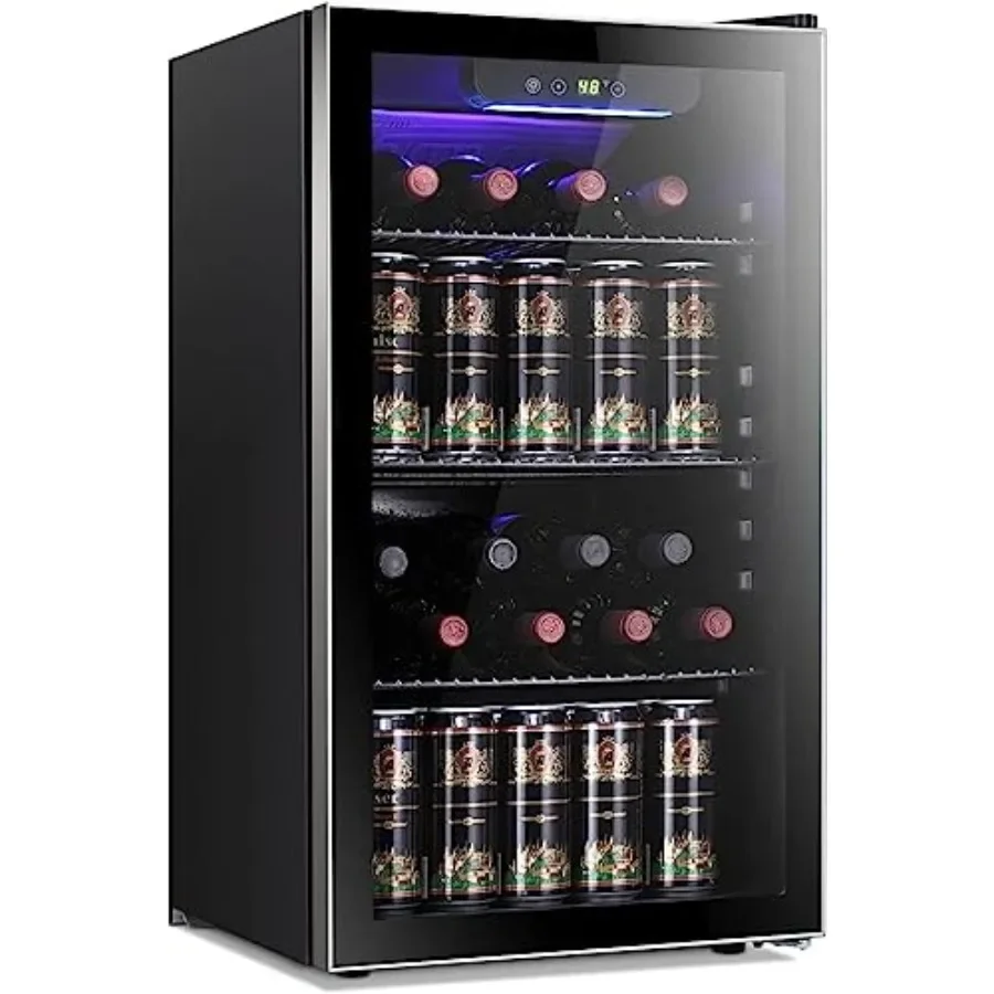 26 Bottle 130 Can Wine Cooler/ - đánh giá và giá Wine Beer Fridge Cabinet