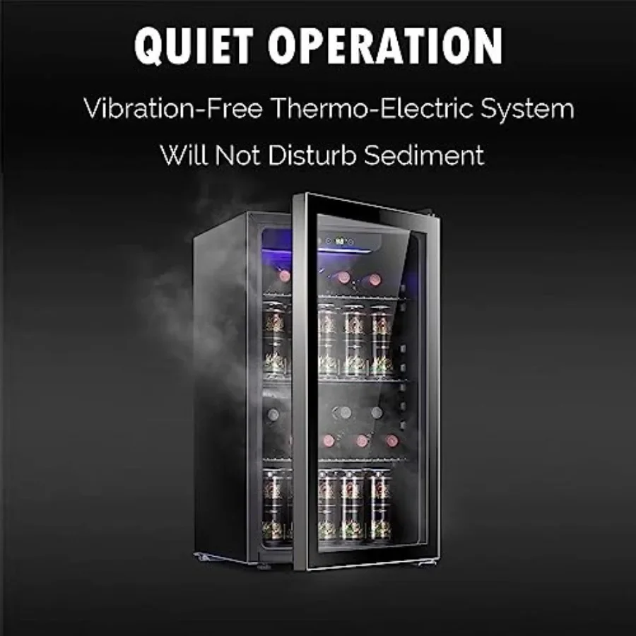 26 Bottle 130 Can Wine Cooler/ - đánh giá và giá Wine Beer Fridge Cabinet