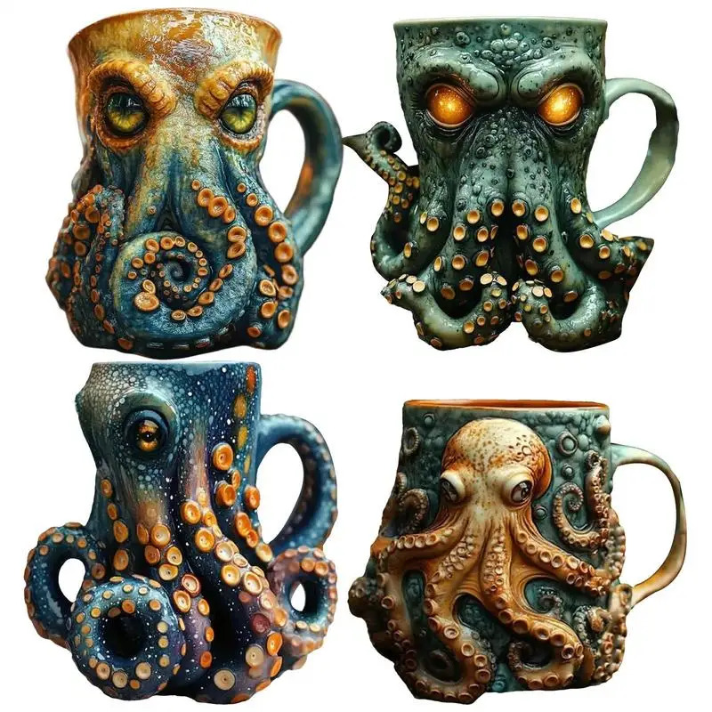 Octopus Beer Coffee Mugs Model - đánh giá và giá Wine Beer Coffee