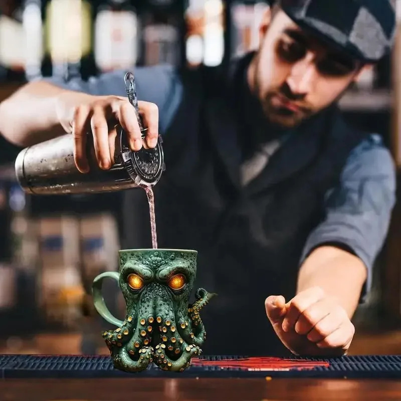 Octopus Beer Coffee Mugs Model - đánh giá và giá Wine Beer Coffee