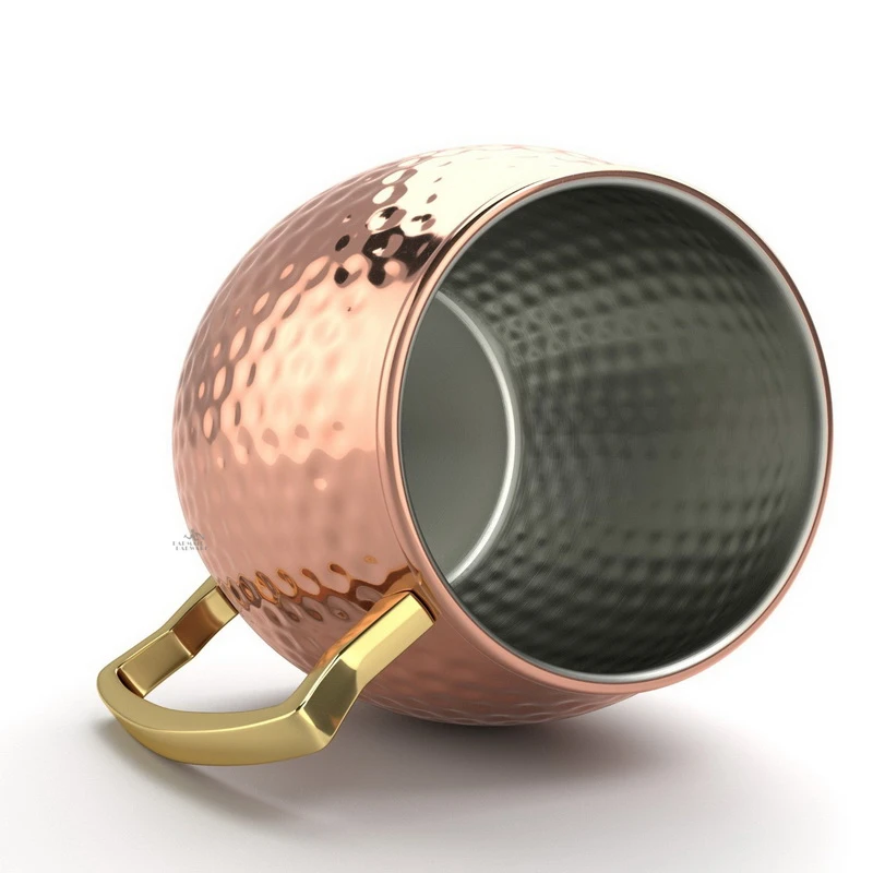 8pcs Hammered Moscow Mule Copp - đánh giá và giá Wine Beer Coffee