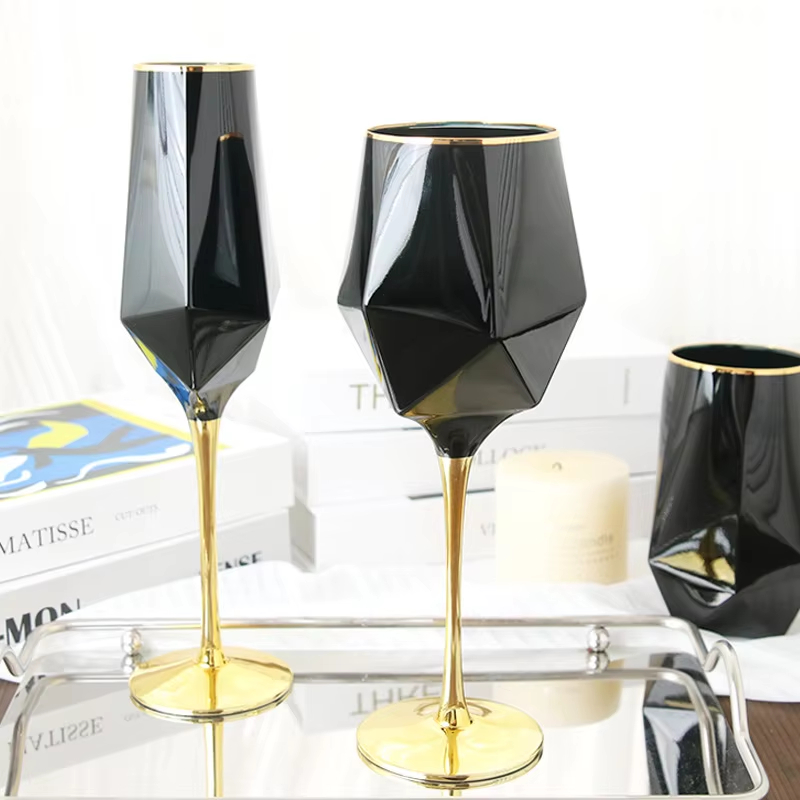 Pure Black Crystal Golden Edge - đánh giá và giá Wine Beer Champagne