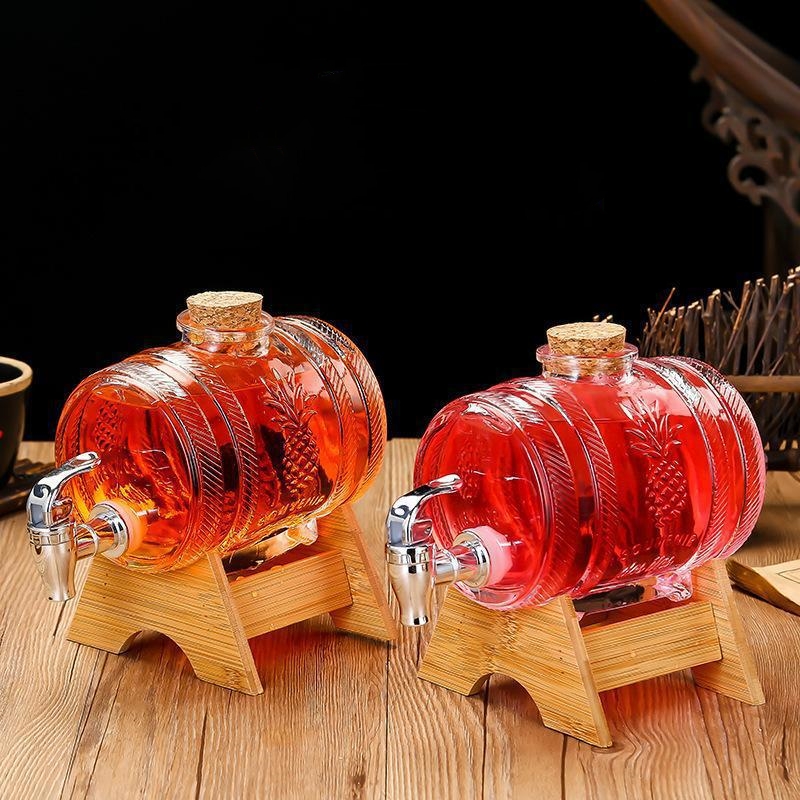 1L Glass Whiskey Barrel Wine B - đánh giá và giá Wine To Beer Alcohol