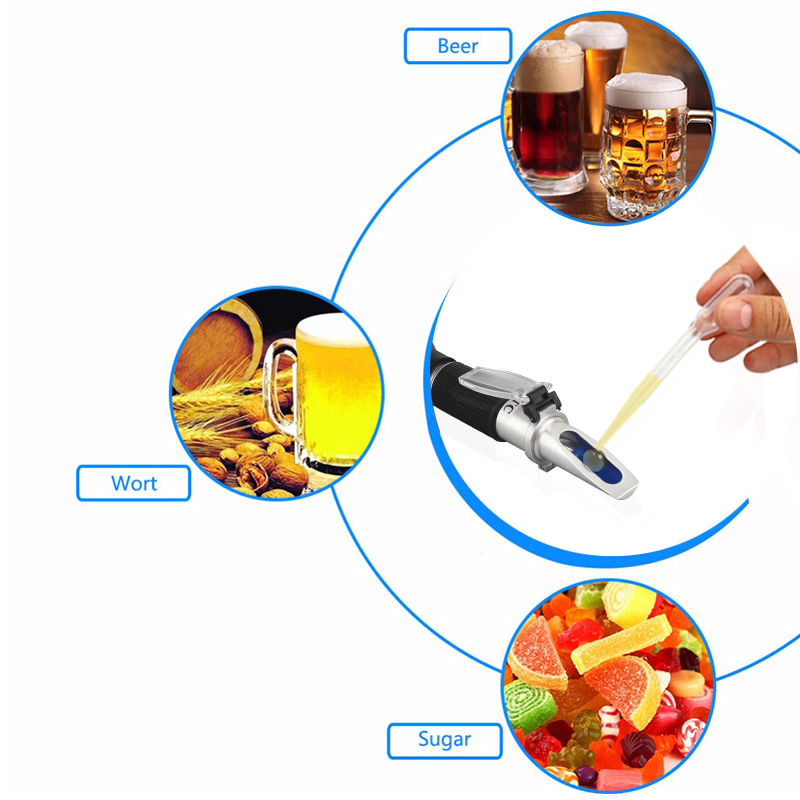 Hand-held Khúc Xạ Duy Nhất/Dua - đánh giá và giá Wine To Beer Alcohol