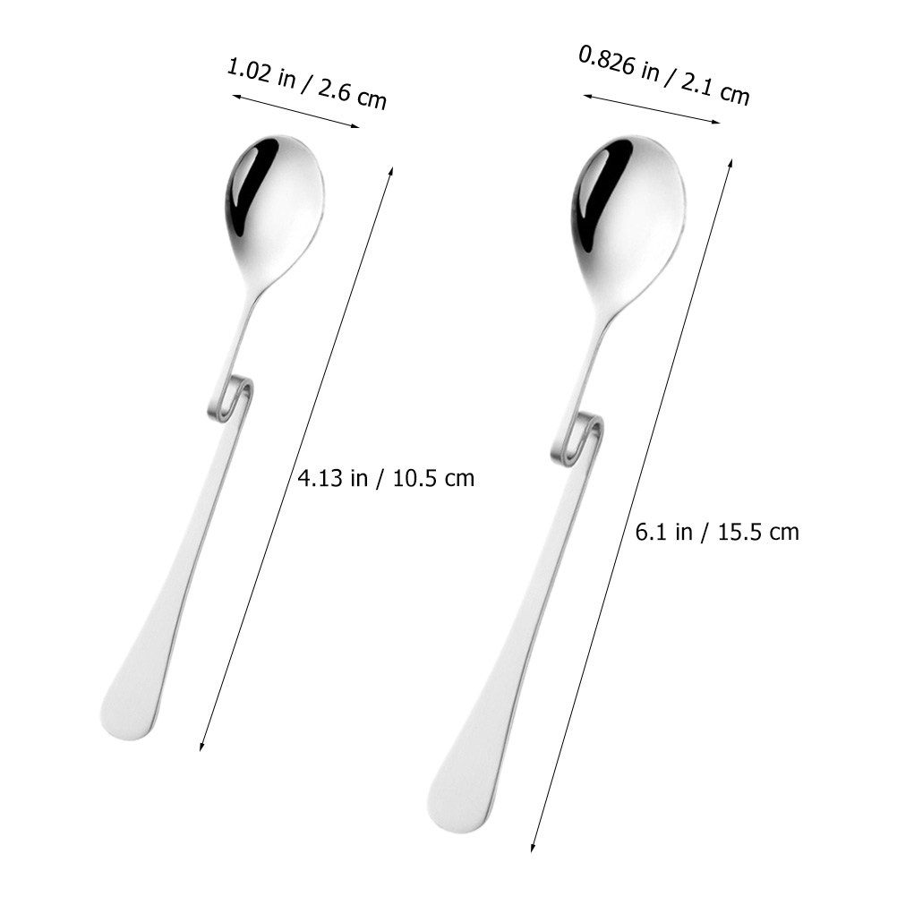 6Pcs Stainless Steel S Shape D - đánh giá và giá Bar Spoon Twisted