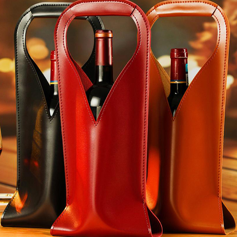 Reusable Double Layer Leather  - đánh giá và giá Wine Beer Champagne