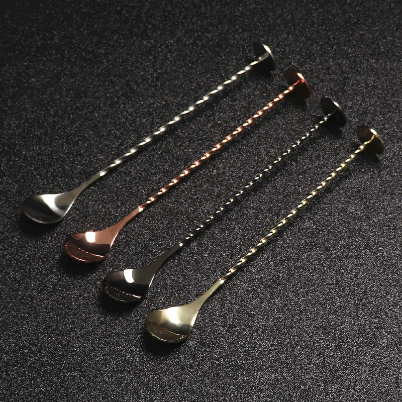 Stainless Steel Cocktail Bar S - đánh giá và giá Bar Spoon Twisted