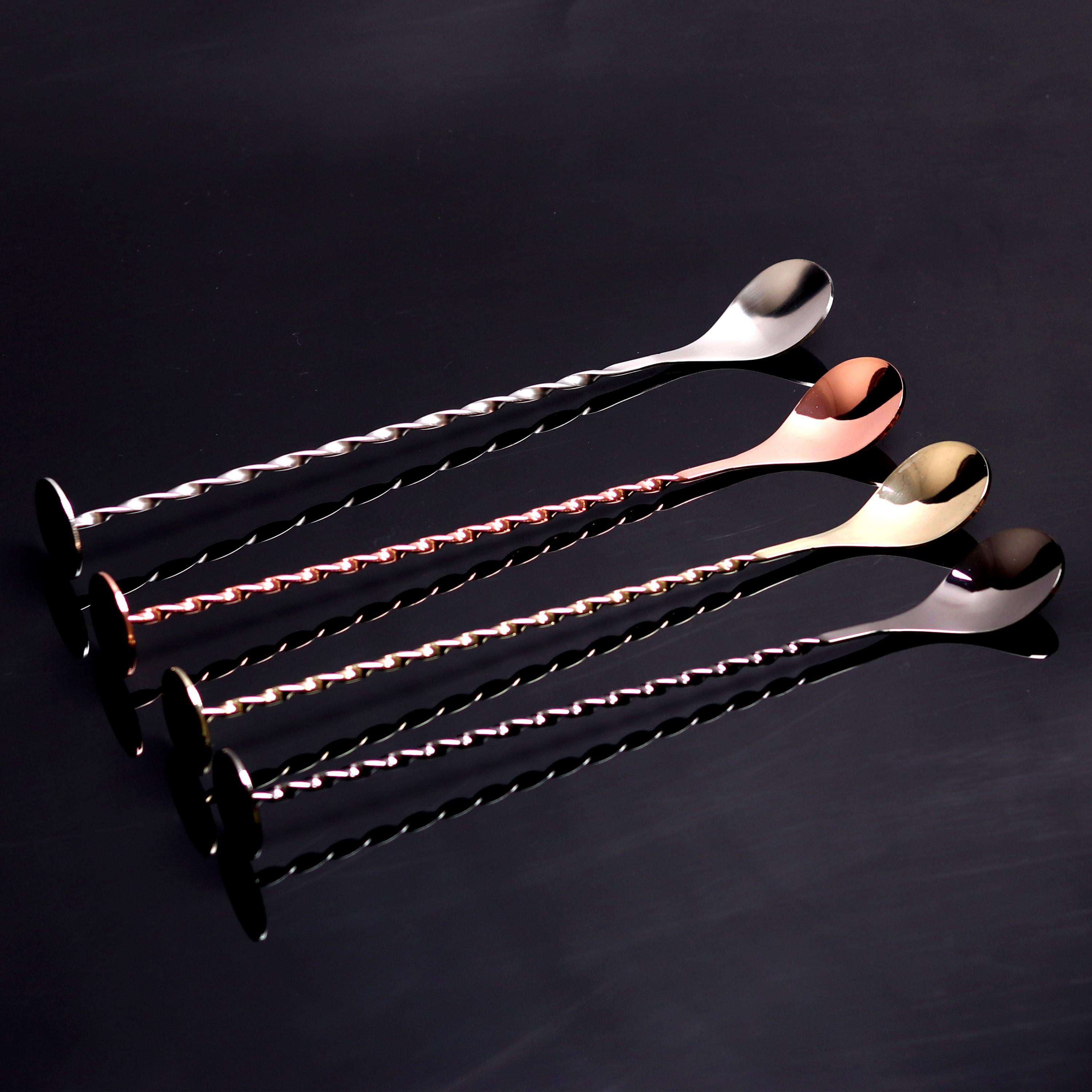 Stainless Steel Cocktail Bar S - đánh giá và giá Bar Spoon Twisted