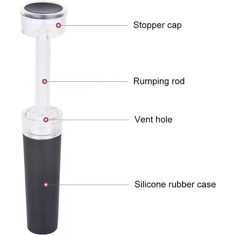 Vacuum Wine Stopper, Reusable  - đánh giá và giá Wine Stopper Vacuum